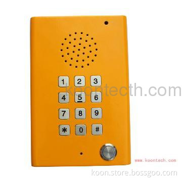 Cleanroom emergency telephone